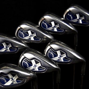 CALLAWAY X 18R SET (7) FLEX:REGULAR LENGTH: (4)38 IN RIGHT HANDED