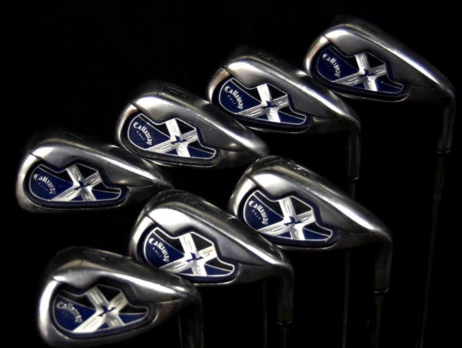 CALLAWAY X 18R SET (7) FLEX:REGULAR LENGTH: (4)38 IN RIGHT HANDED