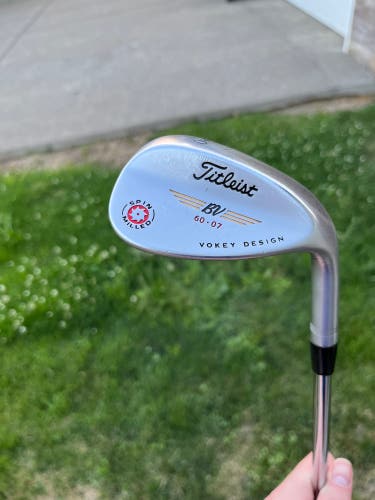 Titleist Vokey Spin Milled 60 degree wedge