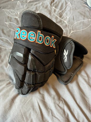 Reebok 10K San Jose sharks gloves 13”