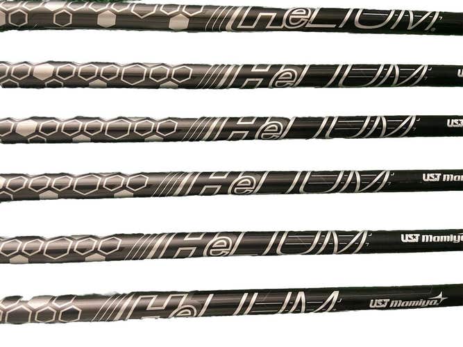 UST Mamiya Helium Black 40LL I 6-Piece Ladies .370 Iron Shaft Set 5-PW 35.5"-33"