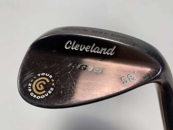 Cleveland CG15 DSG Oil Can Lob Wedge 58* Traction Wedge Steel Mens RH