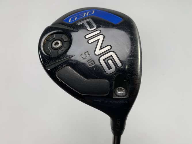 Ping G30 5 Fairway Wood 18* Tour 80g Stiff Graphite Mens RH Midsize Grip