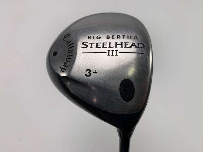 Callaway Steelhead III 3 Fairway Wood 15* System III Firm Graphite Mens RH