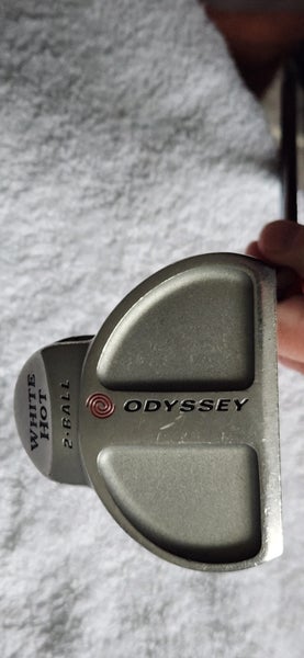 Odyssey White Hot 2 Ball Putter LH; White Hot Steel Shaft