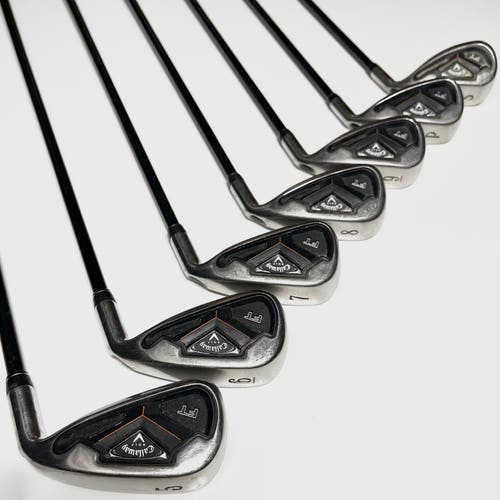 Callaway FT Iron Set 5-9, PW, SW Right Handed Regular Flex Graphite Shafts