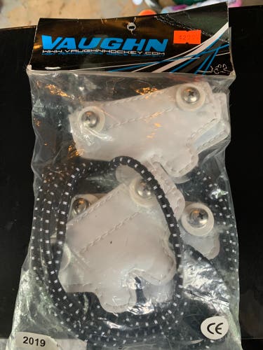 Vaughn Goalie Pad elastic toe ties