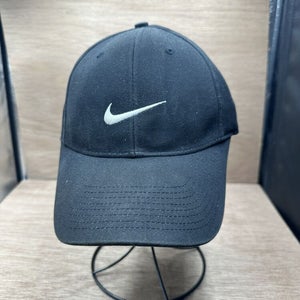 Nike Cap Hat Strapback Blue Just Do It Under Brim One Size Adjustable Cotton