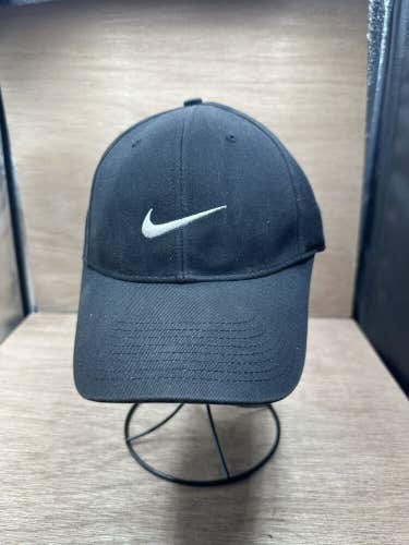 Nike Cap Hat Strapback Blue Just Do It Under Brim One Size Adjustable Cotton