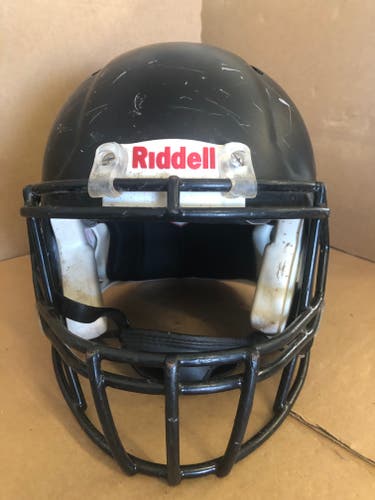 USED RIDDELL SPEED ADULT HELMET - LARGE - FLAT BLACK