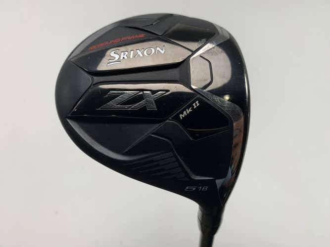 Srixon ZX MKII 5 Fairway Wood 18* UST Mamiya Helium 5F3 Regular Graphite Mens RH