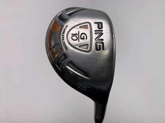 Ping G10 3 Hybrid 18* Grafalloy ProLaunch Red Stiff Graphite Mens RH