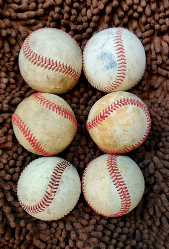 6 Pack Baseballs, Blemished