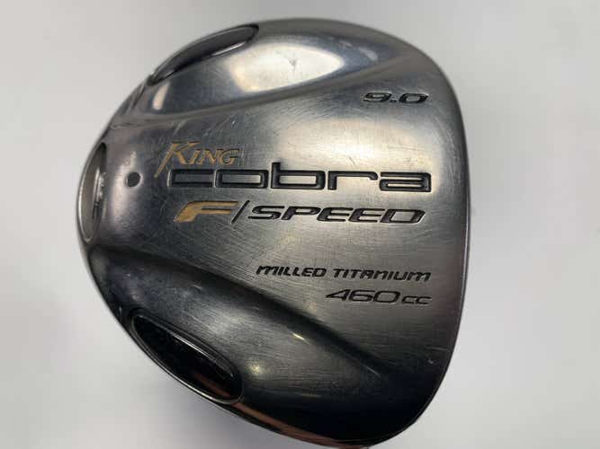 Cobra F Speed Driver 9* Aldila NV-F Speed Tuned 55g Stiff Graphite Mens RH