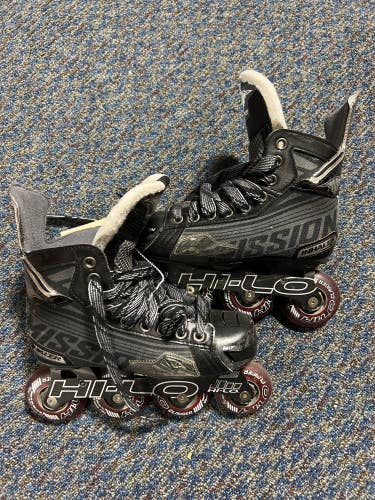 Used Junior Mission Inhaler DS5 Inline Skates Regular Width Size 4