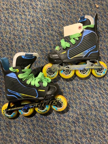 Used Junior Tour Code 9.one Inline Skates Regular Width Size 1