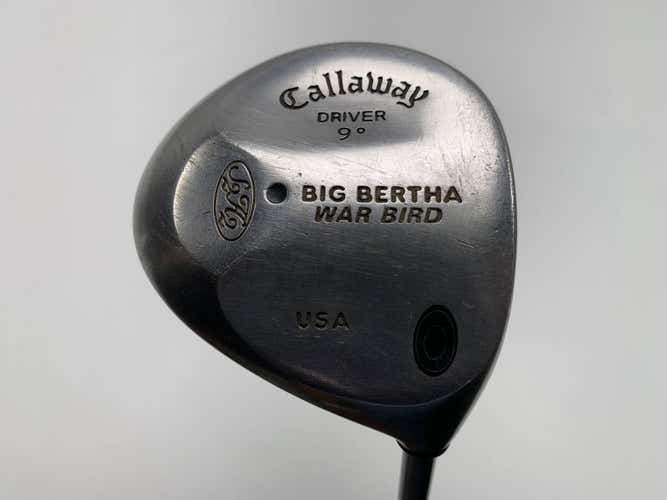 Callaway Big Bertha Warbird Driver 9* RCH 90 Firm Graphite Mens RH