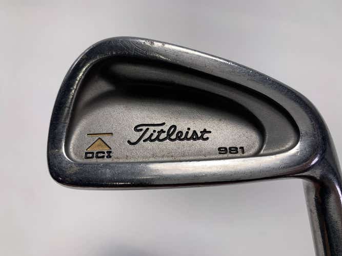 Titleist DCI 981 Single 4 Iron True Temper Dynamic Gold S300 Stiff Steel Mens RH