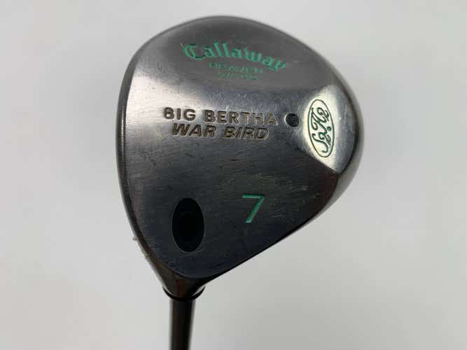 Callaway Big Bertha Warbird 7 Fairway Wood 21* Ladies Gems Ladies Graphite LH