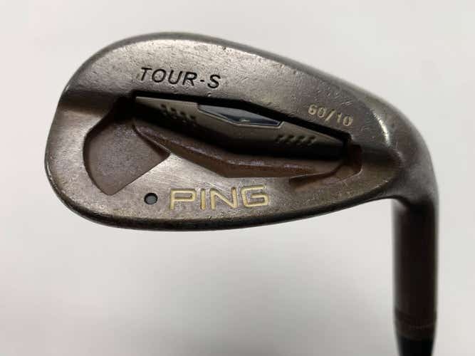 Ping Tour-S Rustique Lob Wedge LW 60* 10 Bounce Black Dot KBS Tour Wedge RH