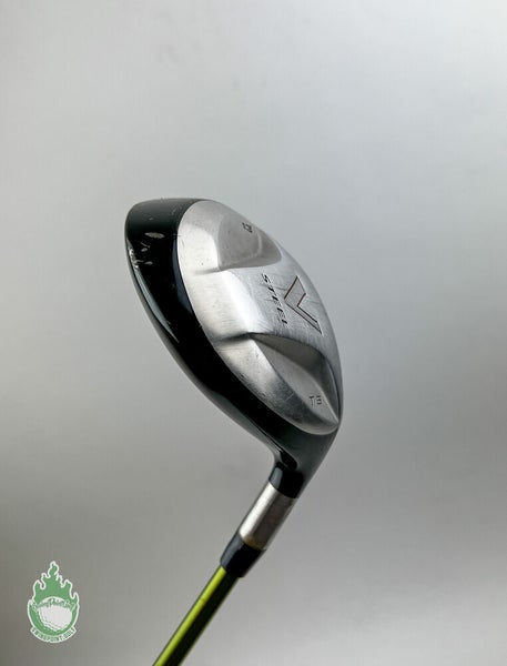 Used RH TaylorMade V Steel Fairway Tour Spoon 13* 75g Stiff Graphite Golf Club