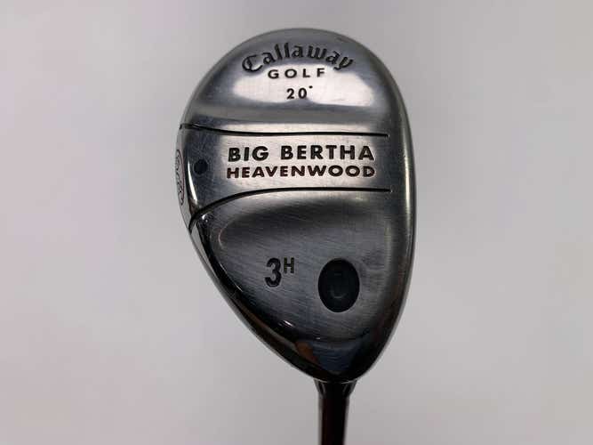 Callaway Big Bertha Heavenwood 3 Hybrid 20* RCH 75w Regular Graphite Mens RH