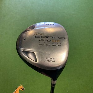 Used RH Cobra 440 SZ 9* Driver Fujikura Graphite Extra Stiff + HC