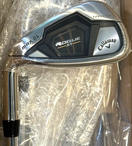 Callaway Rogue ST MAX OS Iron Set 5-AW LEFT Hand Steel Elevate MPH 85 Stiff LH