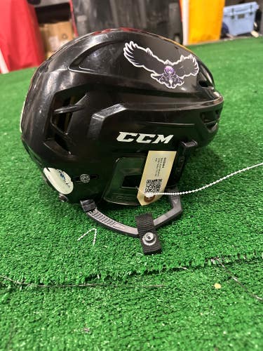 Black Used Medium CCM Tacks 110 Helmet