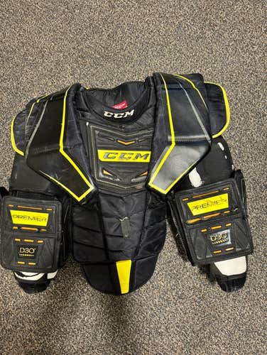 Used Large CCM Premier Pro Goalie Chest Protector Pro Stock