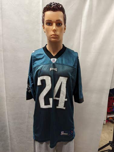 Retro Nnamdi Asomugha Philadelphia Eagles Reebok Jersey L NFL