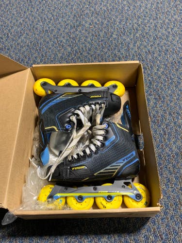 Used Junior Tour Code 9.one Inline Skates Regular Width Size 4