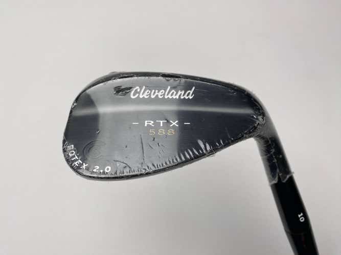 Cleveland 588 RTX 2.0 Black Satin Gap Wedge GW 52* 10 Bounce DG Wedge RH NEW