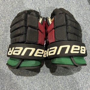 Lightly Used Arizona Coyotes Bauer 14" Pro Stock Pro Series Gloves