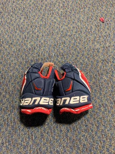 Red Used Youth Bauer Vapor 1X Pro Gloves 10"