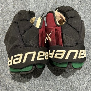 Lightly Used Arizona Coyotes Bauer 14" Pro Stock Vapor Hyperlite Gloves