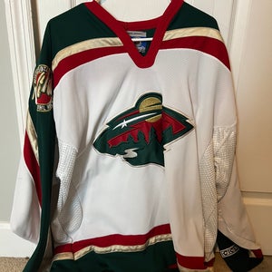 Minnesota Wild White Jersey - 2000s era
