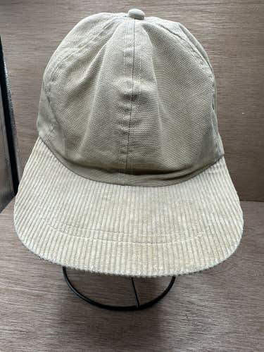 Eddie Bauer Corduroy Hat Made In USA One Size Brown Cap Trucker