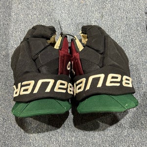 Lightly Used Arizona Coyotes Bauer 14" Pro Stock Vapor Hyperlite Gloves