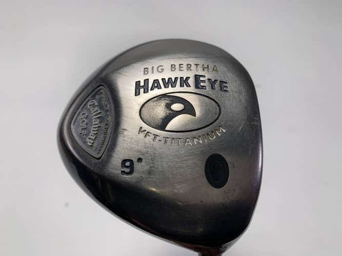 Callaway Hawkeye VFT Driver 9* Big Bertha System 60g Firm Graphite Mens RH