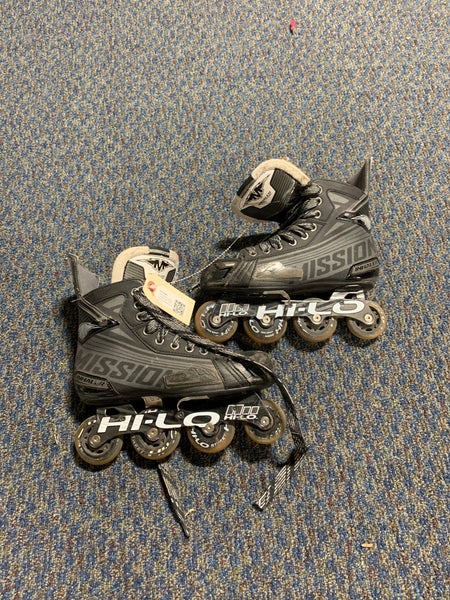 Used Senior Mission Inhaler DS7 Inline Skates Regular Width Size 5
