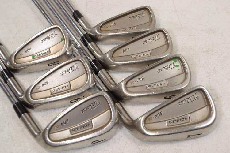 Titleist 804 OS 4-PW Iron Set Right Stiff Flex NS Pro 970 Steel # 178413