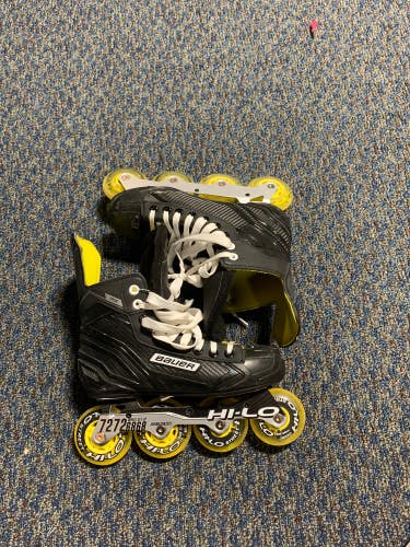 Used Junior Bauer RS Inline Skates Regular Width Size 4