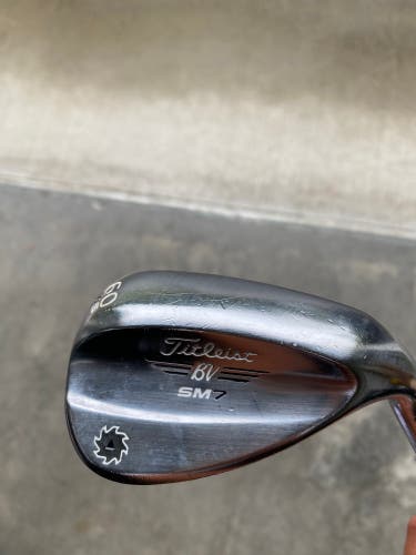 Used Men's Titleist Right Handed 60 Degree Wedge Flex Steel Shaft BV Vokey SM7 Wedge