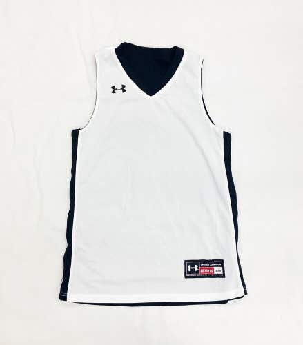 Under Armour Reversible Basketball Jersey Youth M L XL White Black 1263978