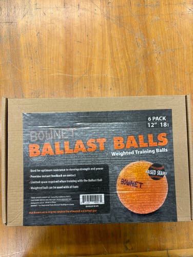 Bownet Ballast Weighted Training Balls 12” 18oz (2 Packs of 6)