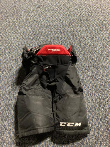 Black Used Junior Medium CCM Jetspeed FT4 Pro Hockey Pants