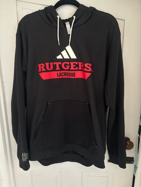 Adidas Harden Rutgers Lacrosse Hooded Sweatshirt