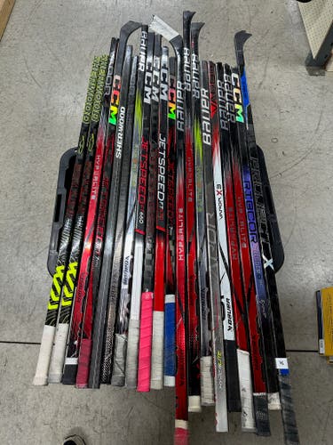 x20 - Lot of Broken Hockey Sticks for Projects or Repair - #Bundle202