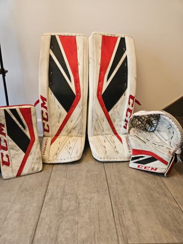 Used 33" CCM Premier II Pro Regular Goalie Full Set Pro Stock